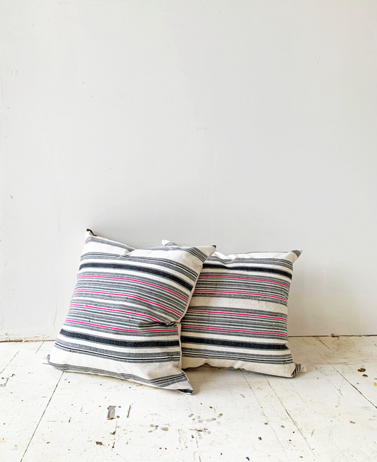 pillows on floor