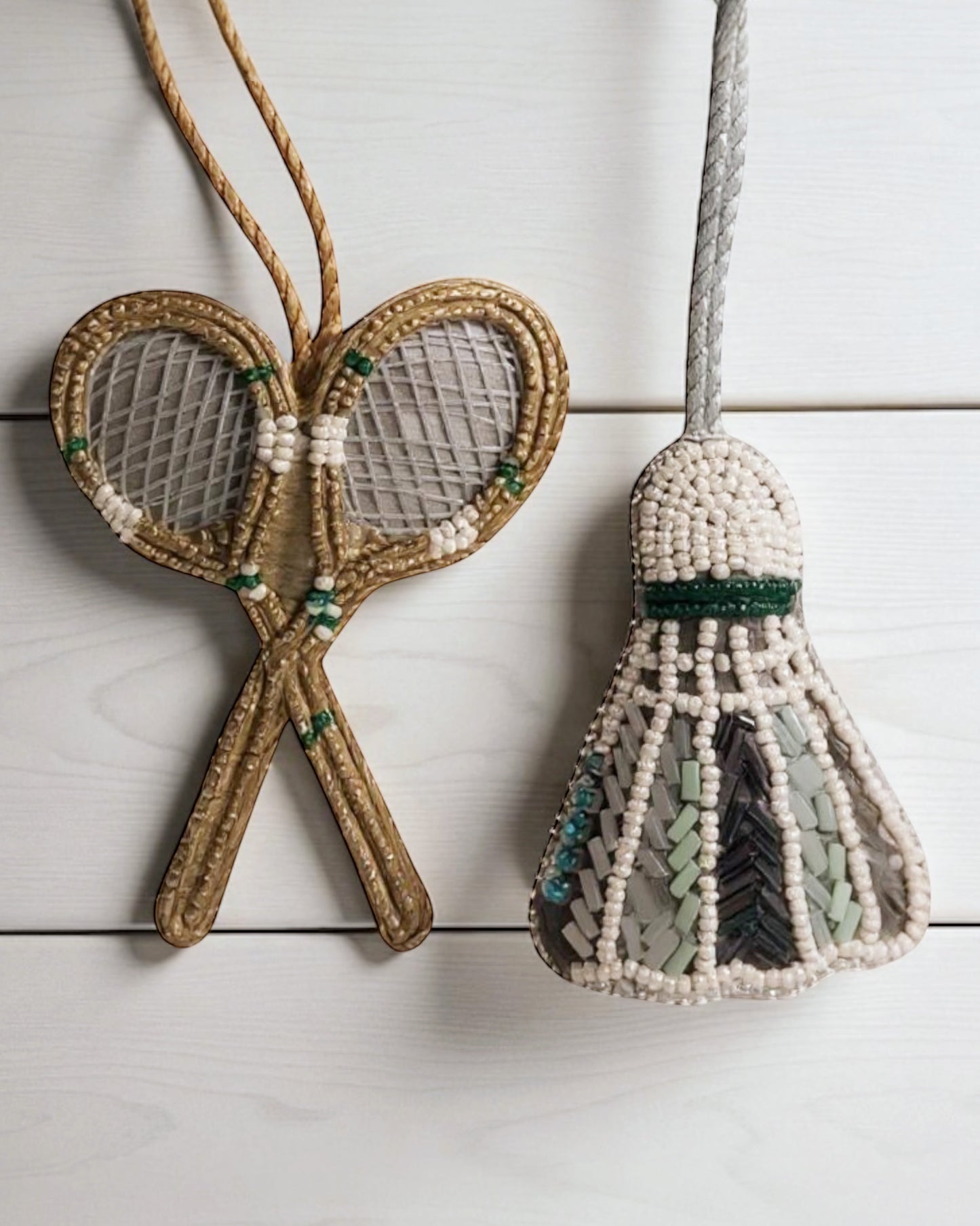badminton ornament set