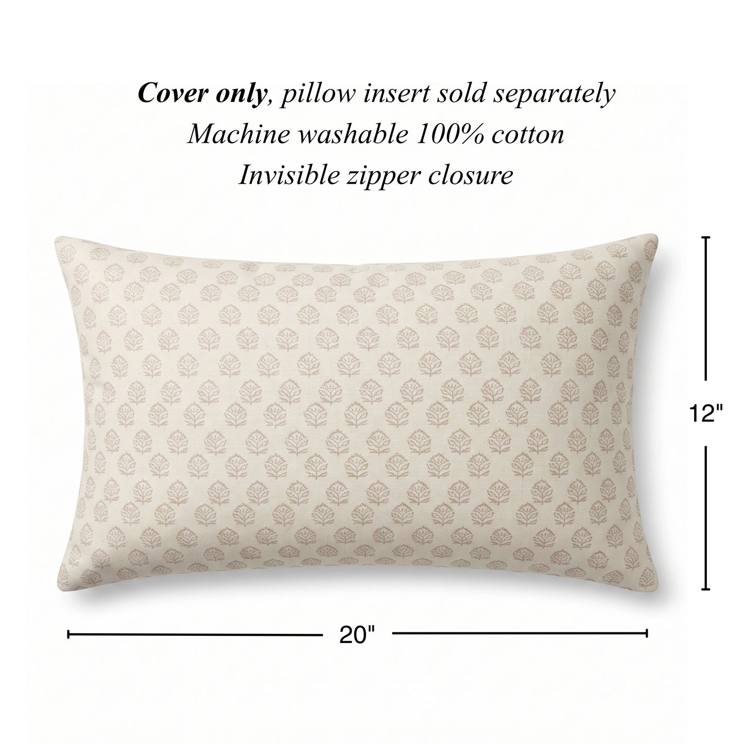 bodhi lumbar pillow cover