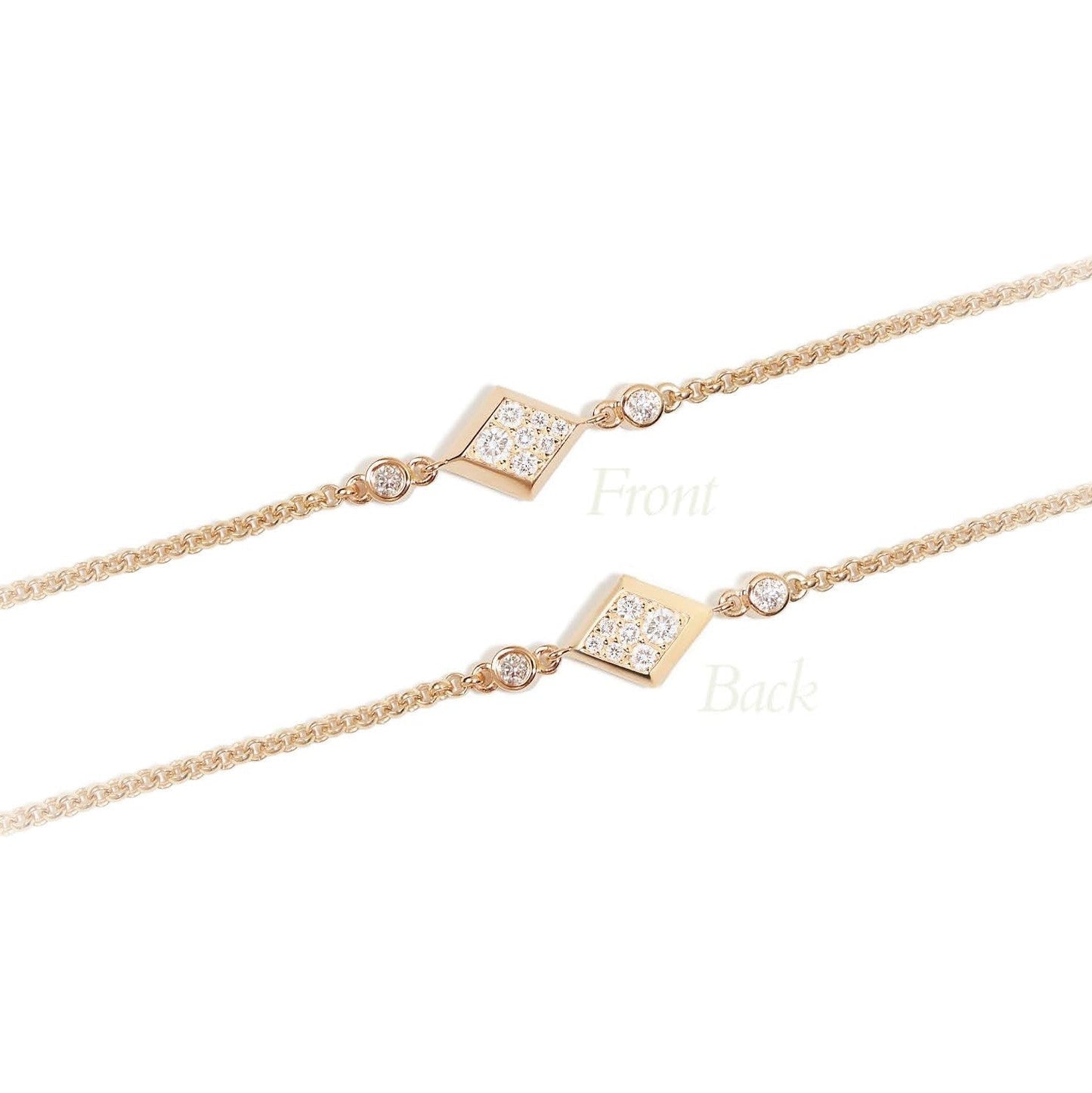 Argyle Double-Sided Chain Bracelet