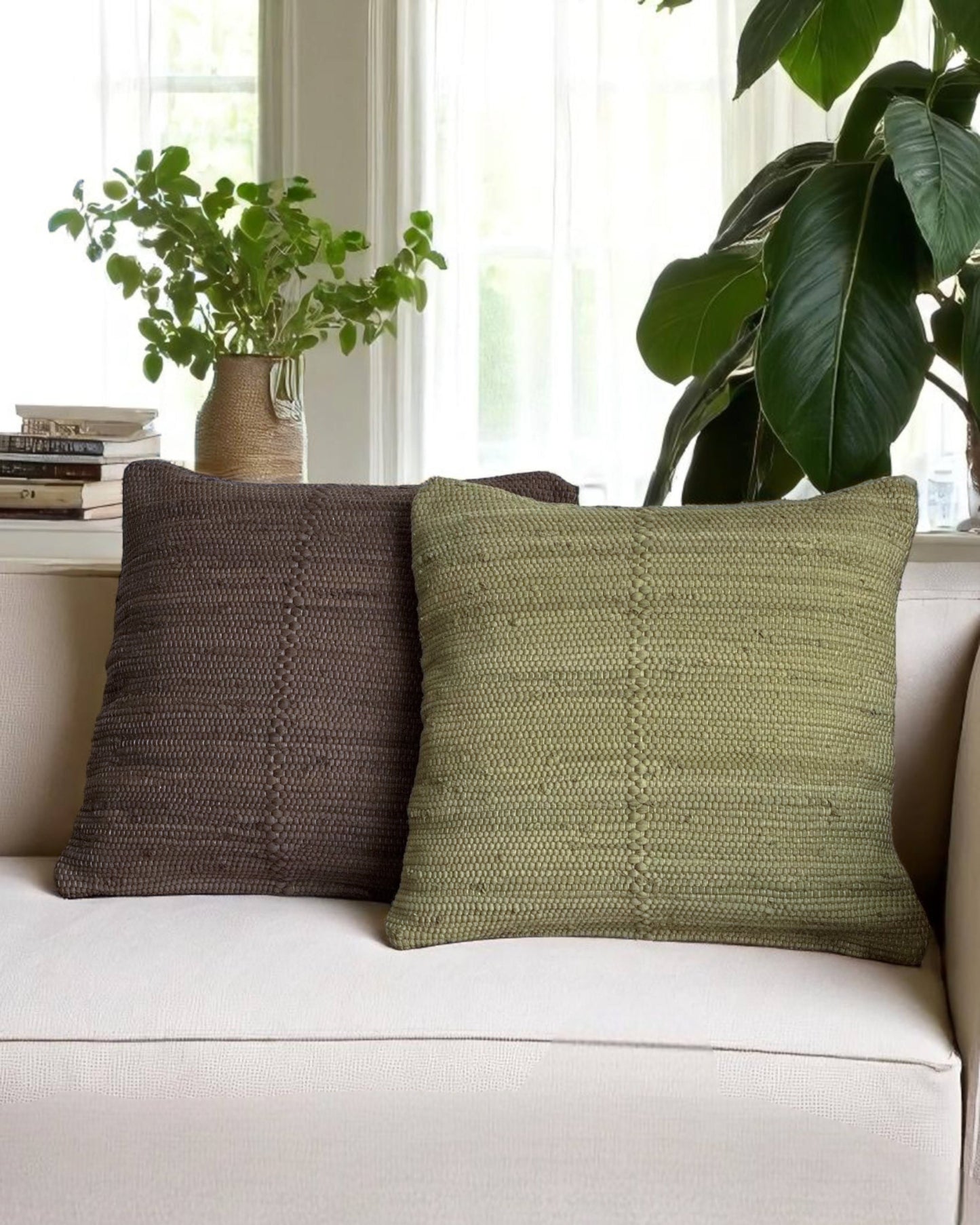 chindi pillow cover