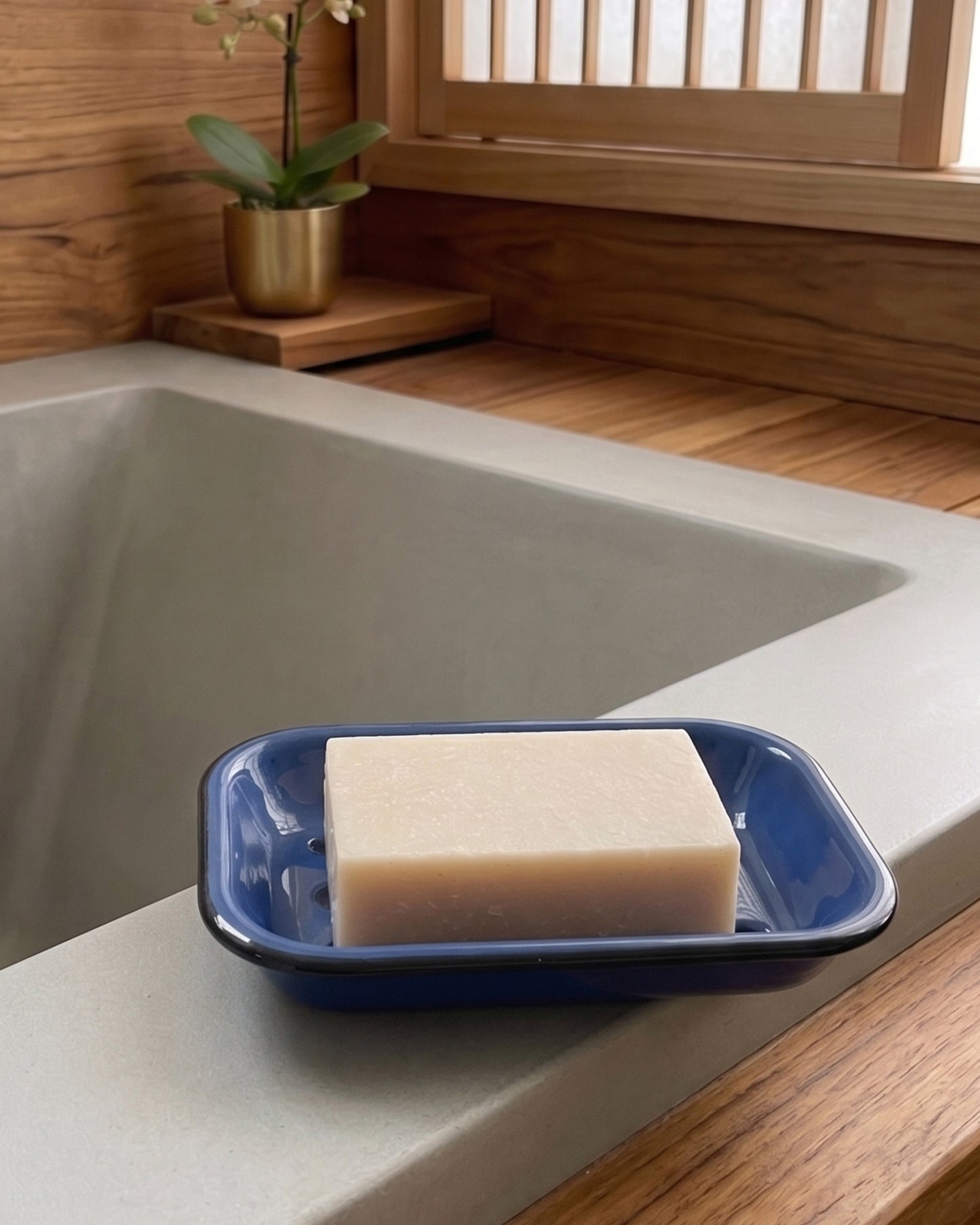 enamel soap dish