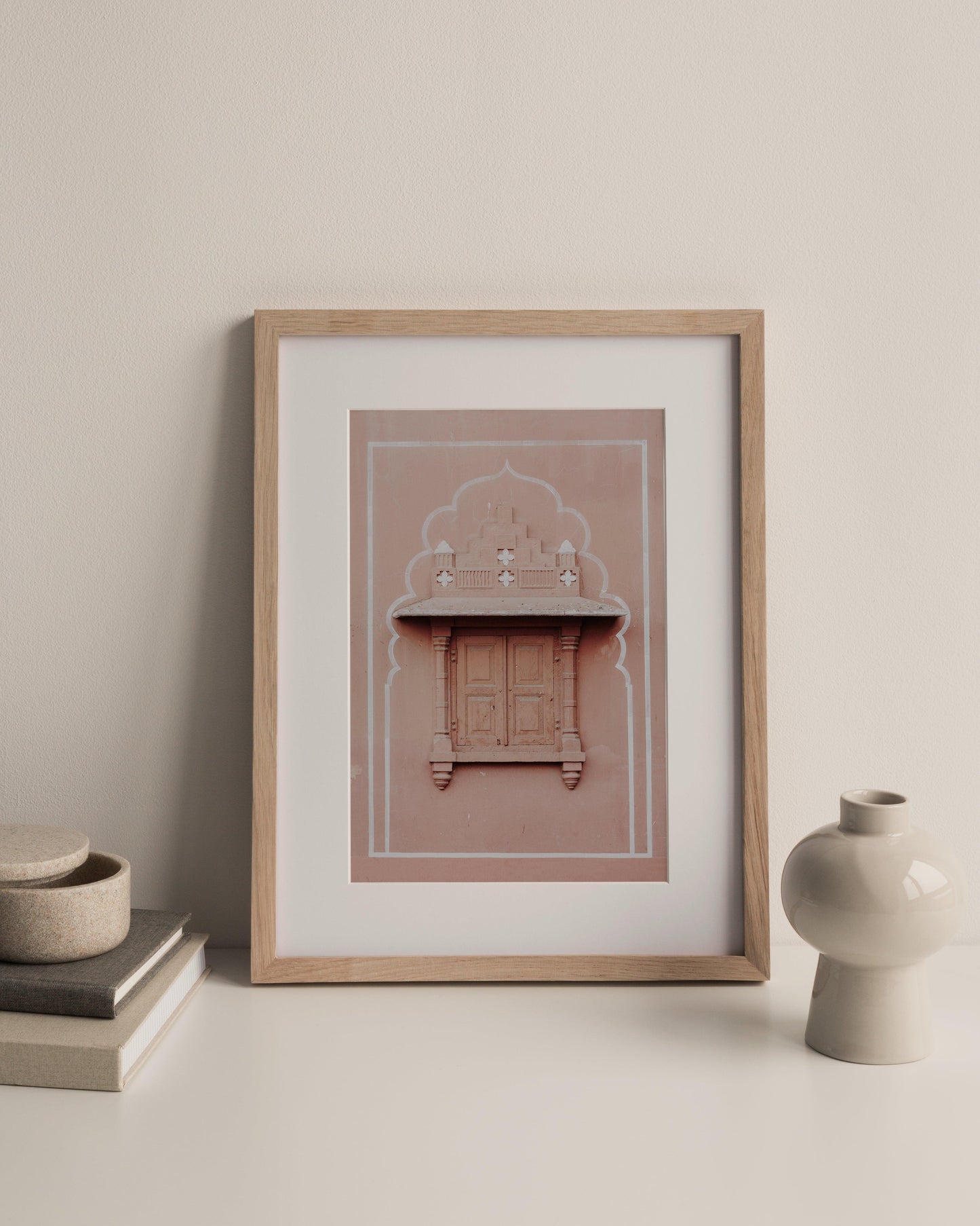 PILLOWPIA pink city triptych right / 12" x 18"