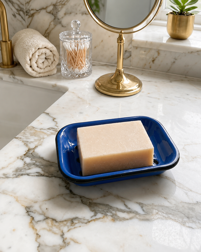 enamel soap dish