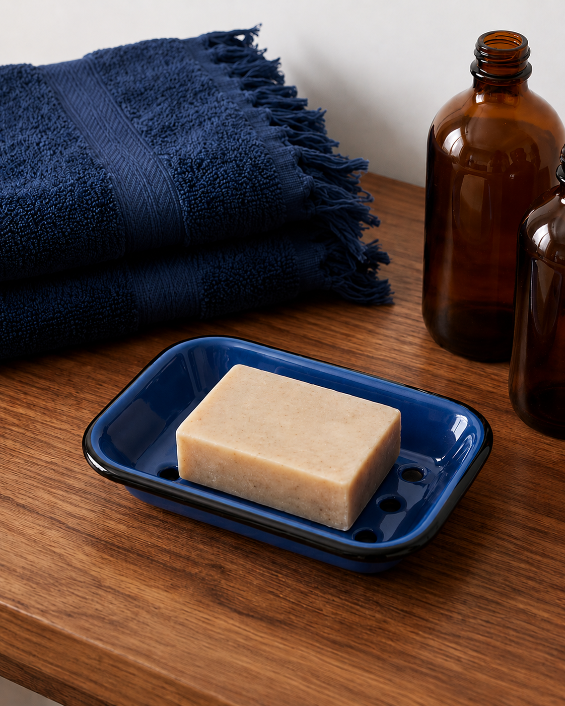 enamel soap dish