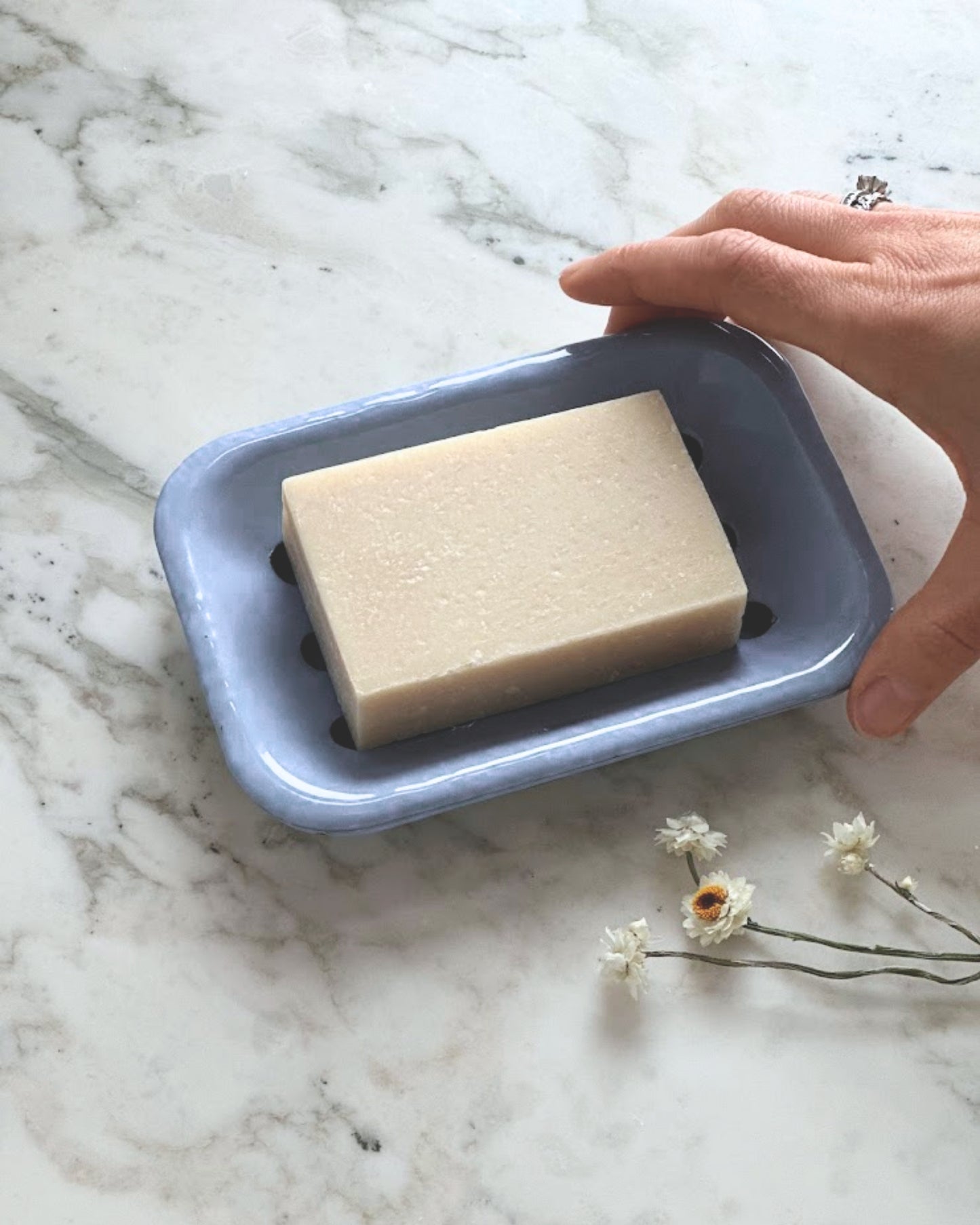 enamel soap dish