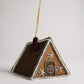 gingerbread cabin ornament set