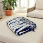 indigo shibori throw