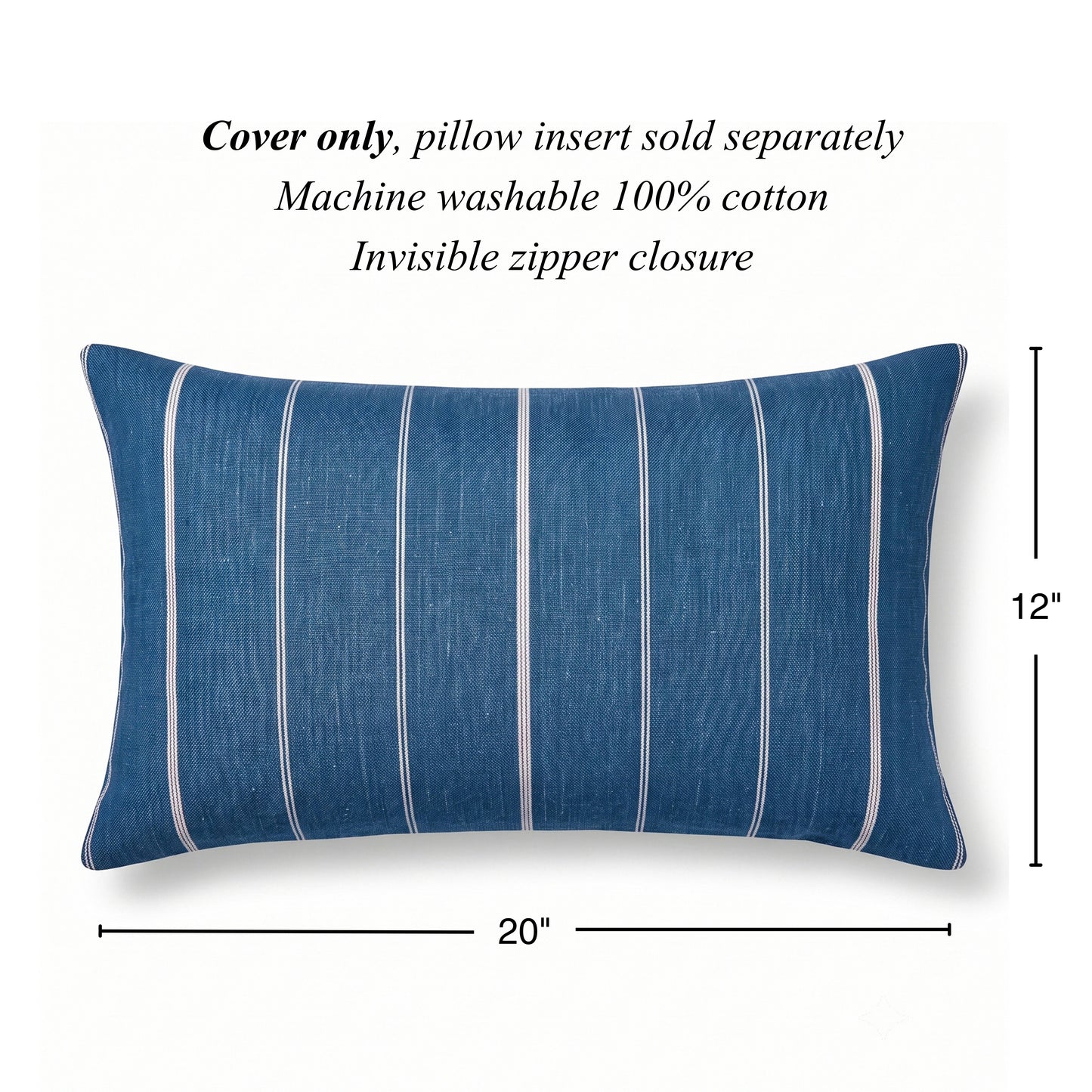 loma striped lumbar pillow cover