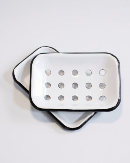 enamel soap dish