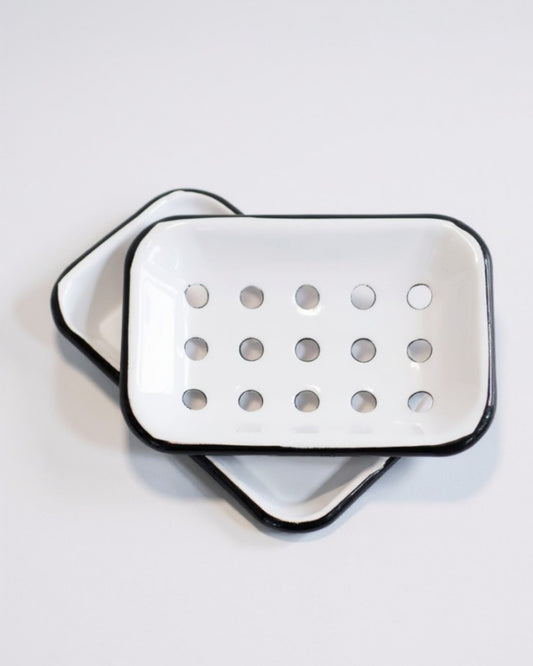 enamel soap dish