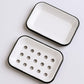 enamel soap dish