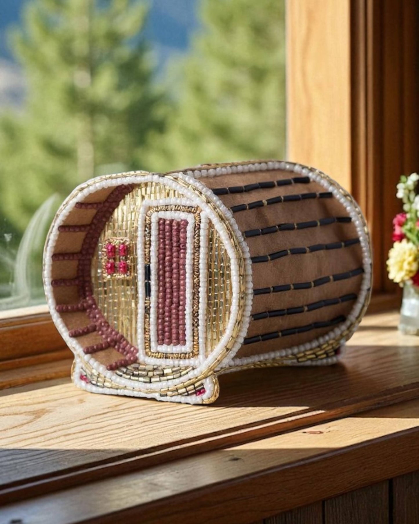 gingerbread sauna ornament