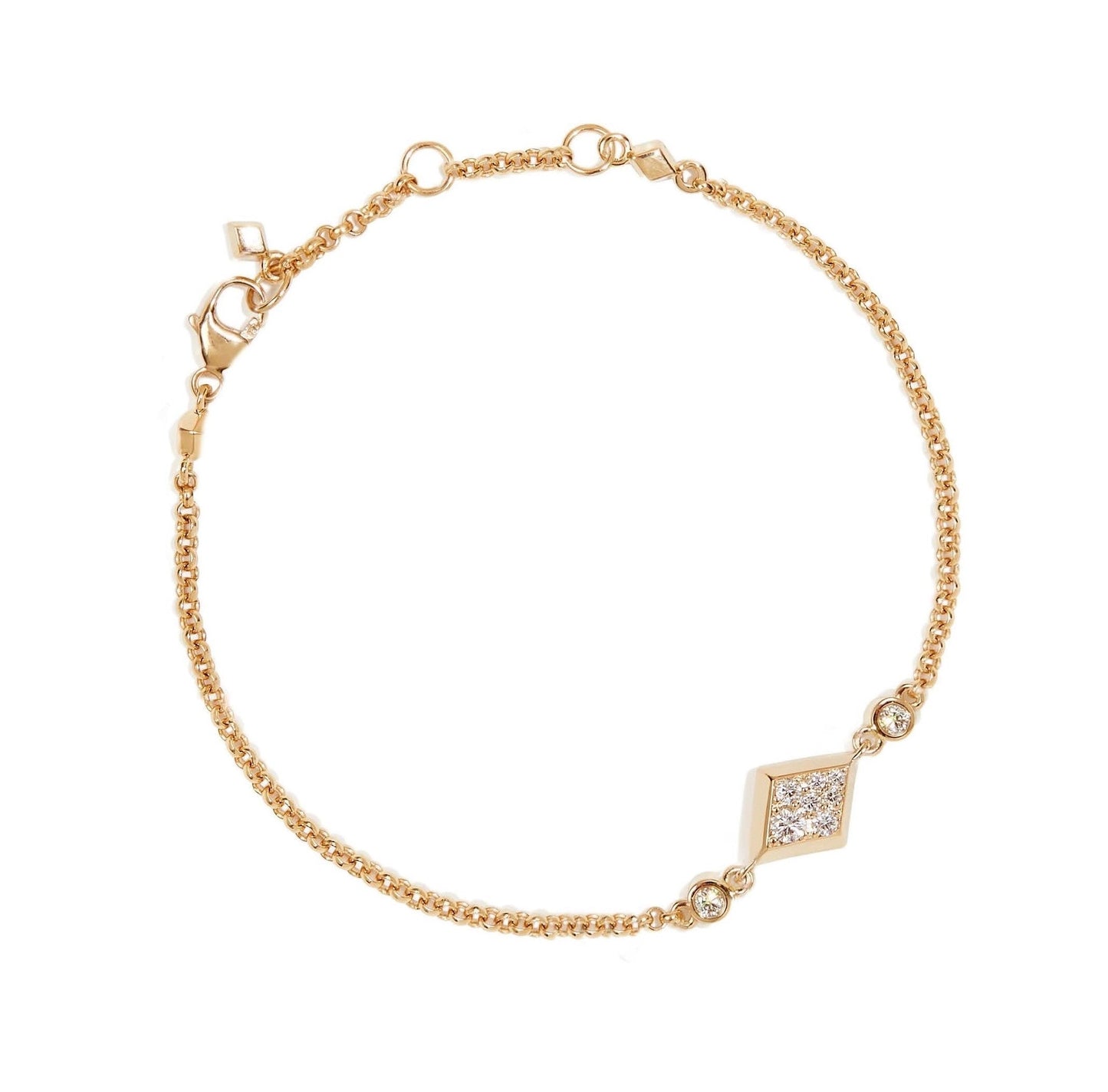 Argyle Double-Sided Chain Bracelet