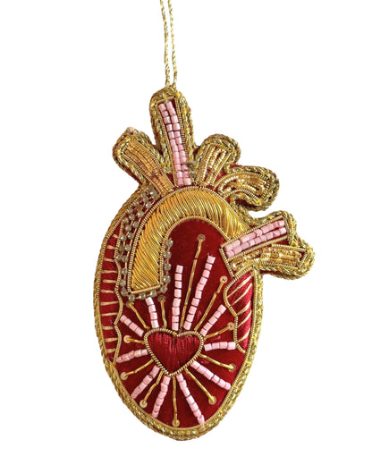 human heart ornament