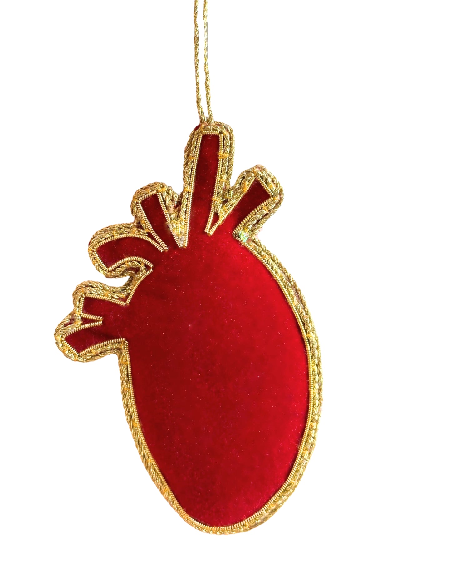 human heart ornament