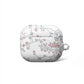wild clematis case for AirPods® in white