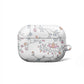 wild clematis case for AirPods® in white